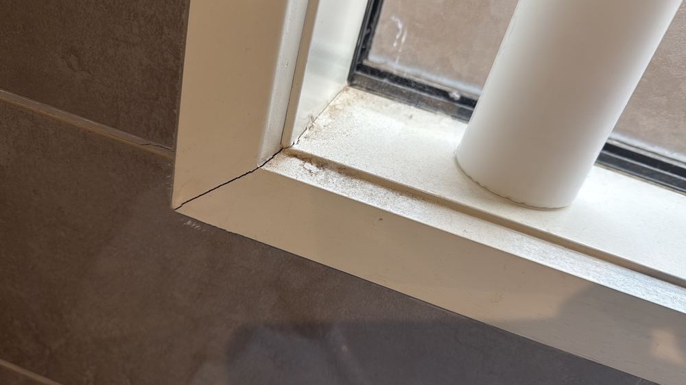 Minor cracking recorded and measured during a defect investigation, found during a defect investigation inspection in Truganina