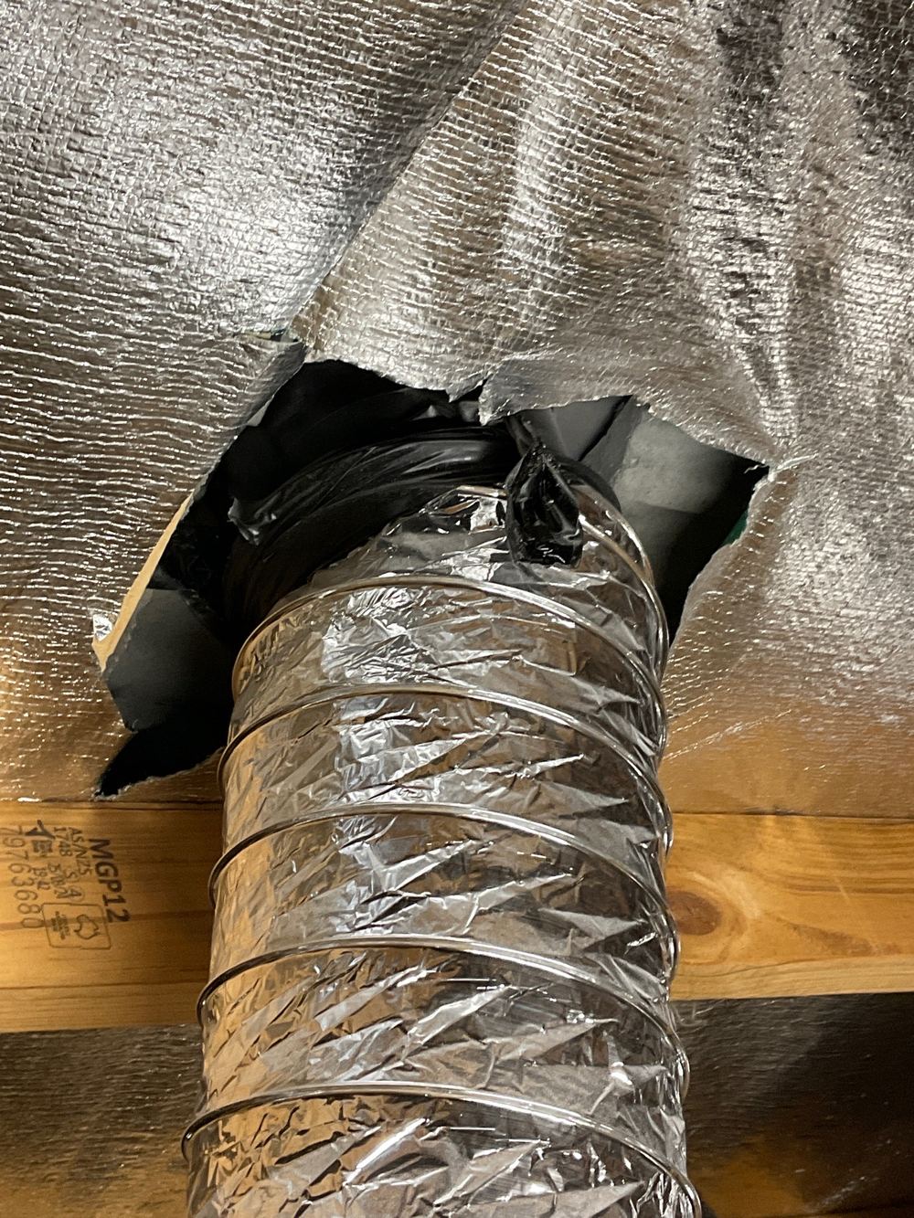 Roof penetrations not flashed and sealed, a direct path for water, found during a PCI inspection in Truganina
